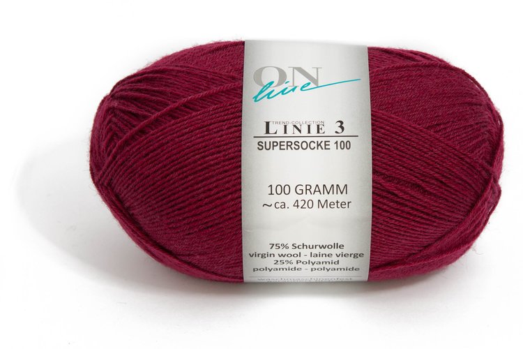 LINIE 3 SUPERSOCKE 100 Übersicht LINIE 3 SUPERSOCKE 100