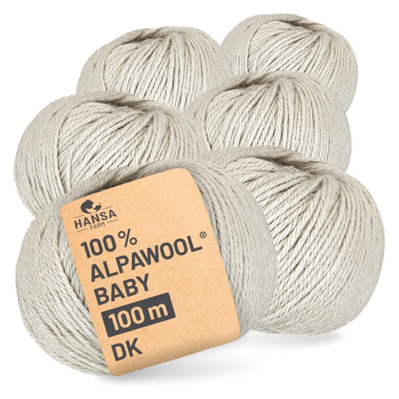 ALPAWOOL Baby 100 DK | Baby-Alpakawolle Wildsnow