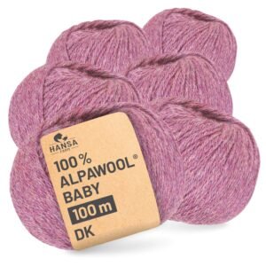 ALPAWOOL Baby 100 DK | Baby-Alpakawolle Beere Melange