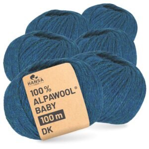 ALPAWOOL Baby 100 DK | Baby-Alpakawolle Deep Ocean Melange