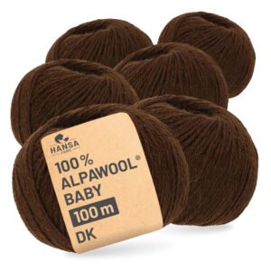 ALPAWOOL Baby 100 DK | Baby-Alpakawolle Schoko