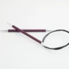KnitPro Zing – kružna igla za pletenje 80 cm, 6 mm